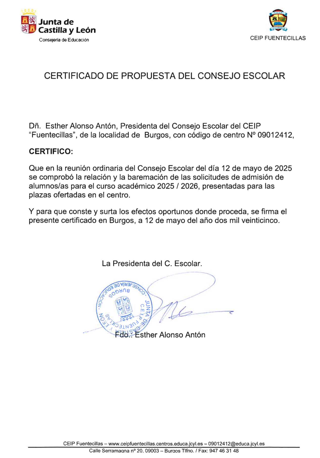 Consejo 2025
